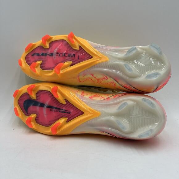 Mens Size 8 Nike ZM Vapor 16 Elite KM FG Laser Orange Football Cleats FQ8683 800 - Picture 4 of 5